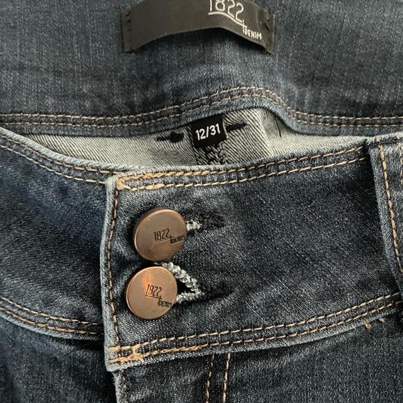 1822 Denim Men's Dark Wash Jeans - Picture 1 of 4